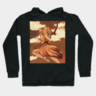 Aurora Aksnes Artemis Digital Illustration Hoodie